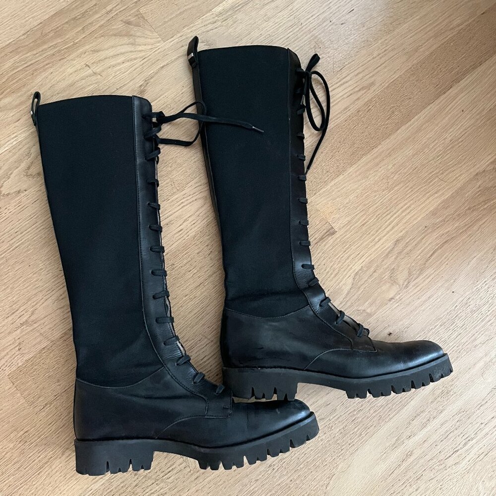 Theory lace-up riding boots